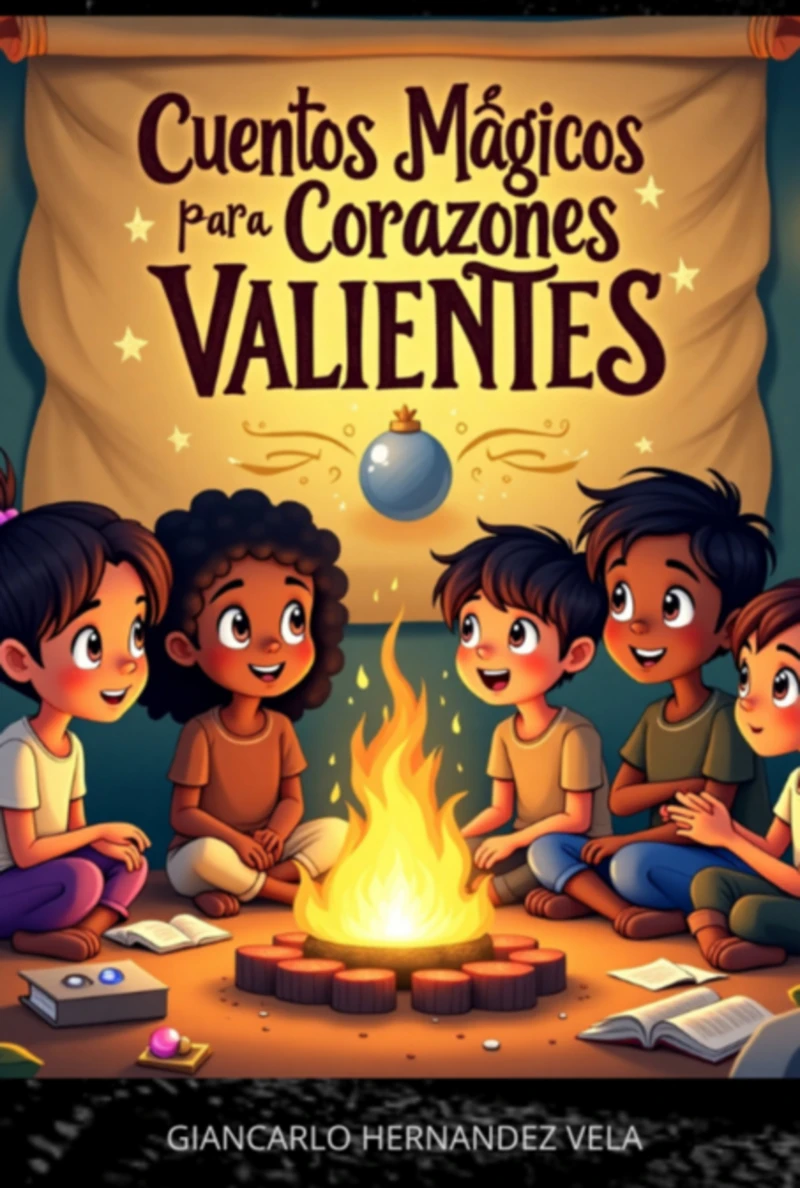 Portada: Cuentos Mágicos Para Corazones Valientes