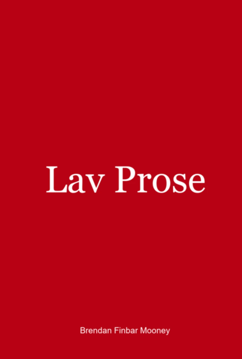 Portada: Lav Prose