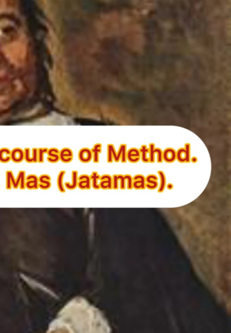 Portada: Chapter 3 Of The Discourse On Method.