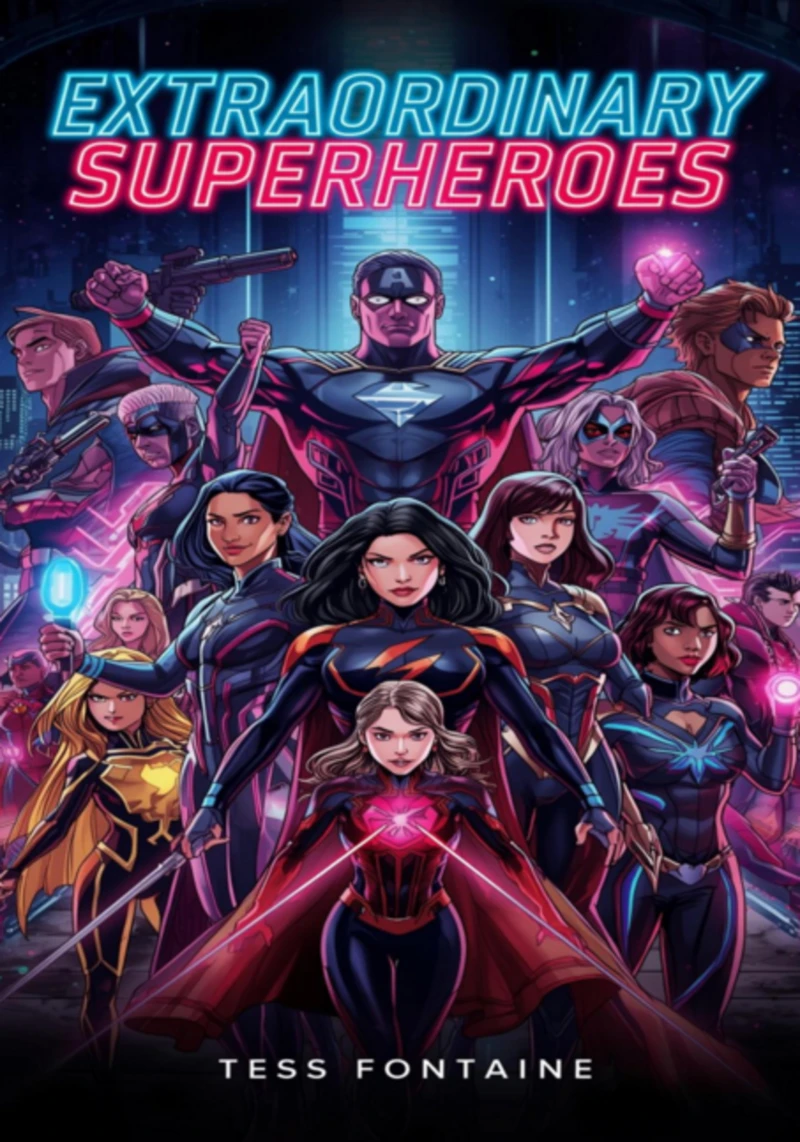 Portada: Superhero Power Coloring Book