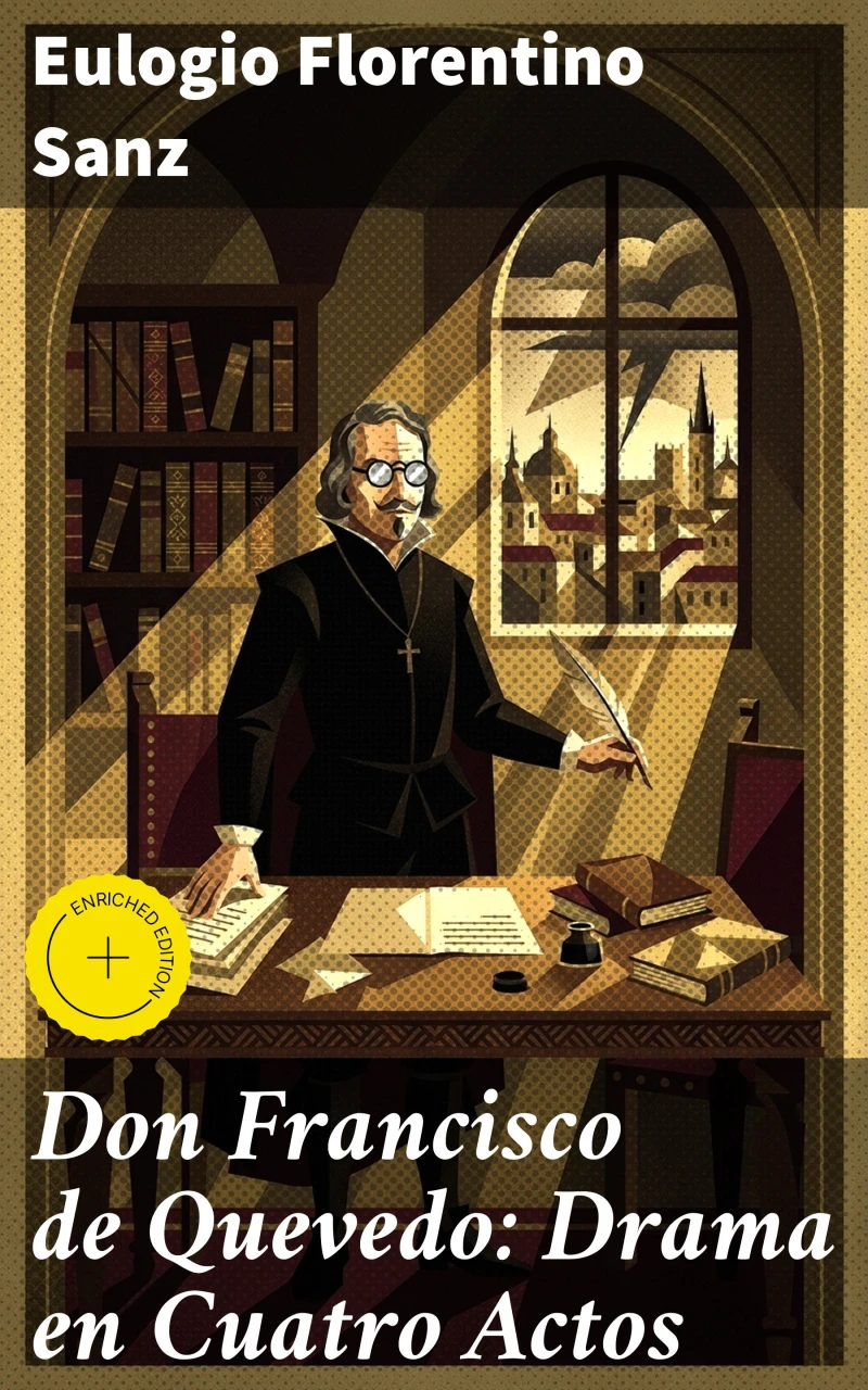 Portada: Don Francisco de Quevedo: Drama en Cuatro Actos
