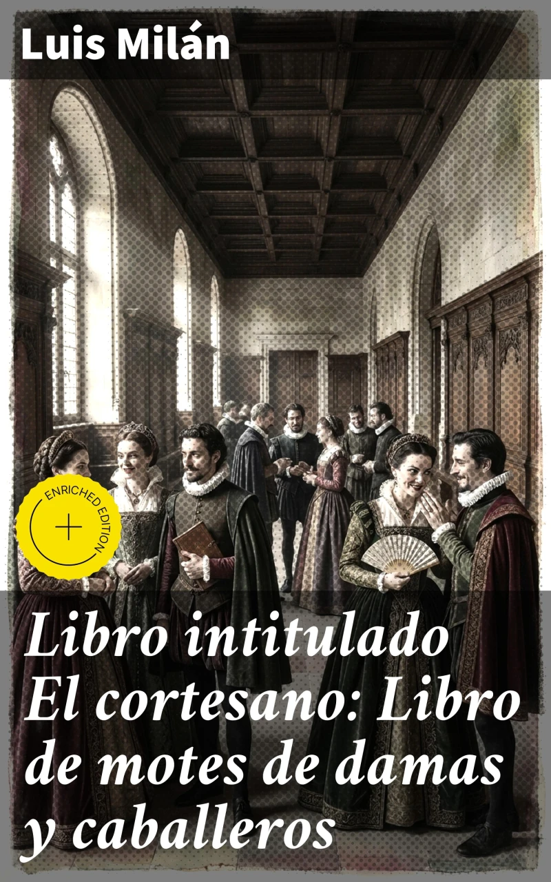 Portada: Libro intitulado El cortesano: Libro de motes de damas y caballeros