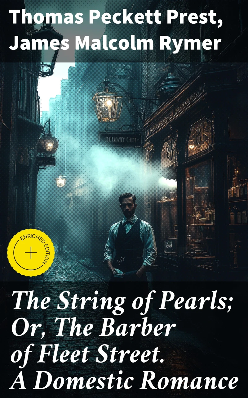 Portada: The String of Pearls; Or, The Barber of Fleet Street. A Domestic Romance