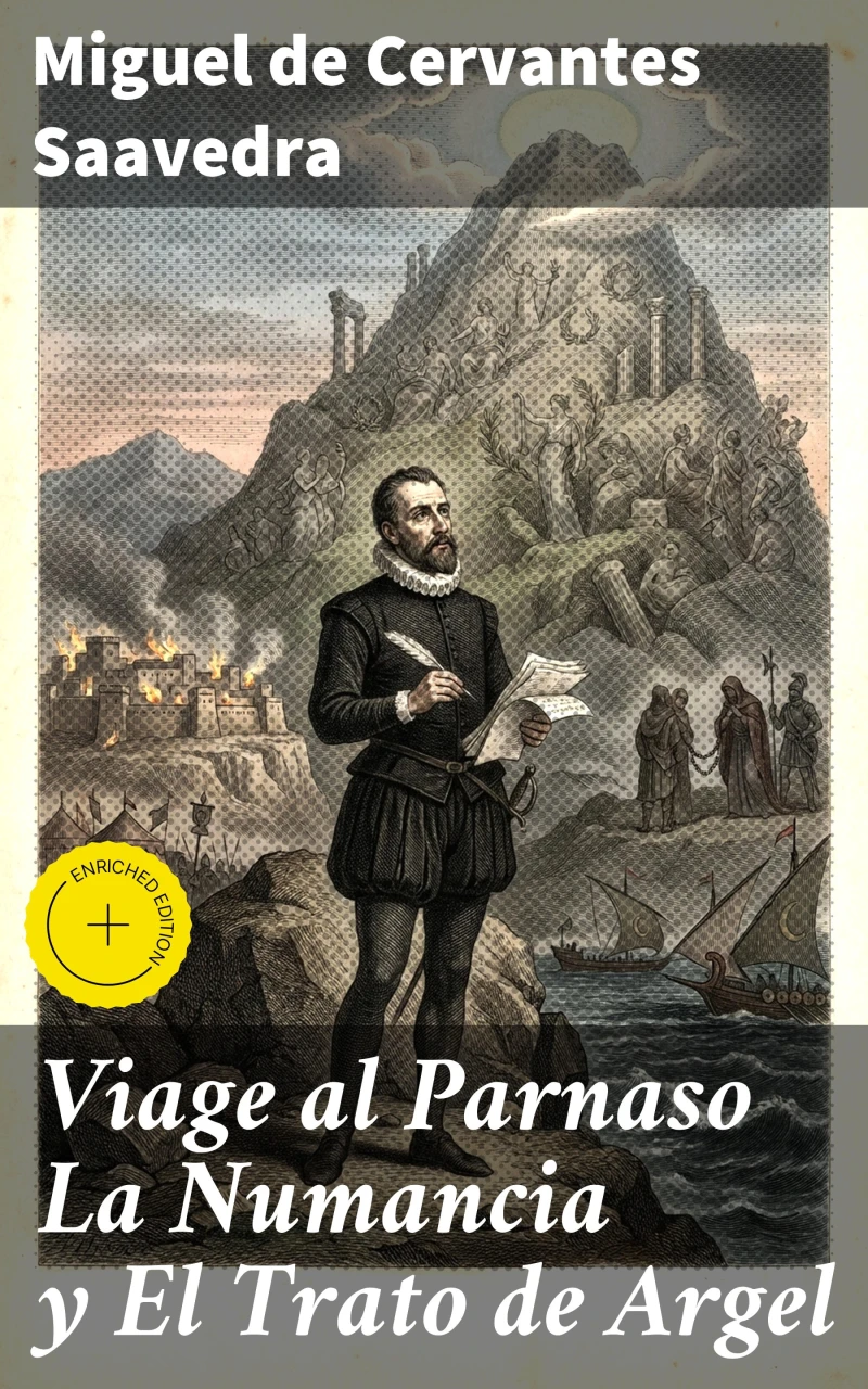 Portada: Viage al Parnaso La Numancia y El Trato de Argel