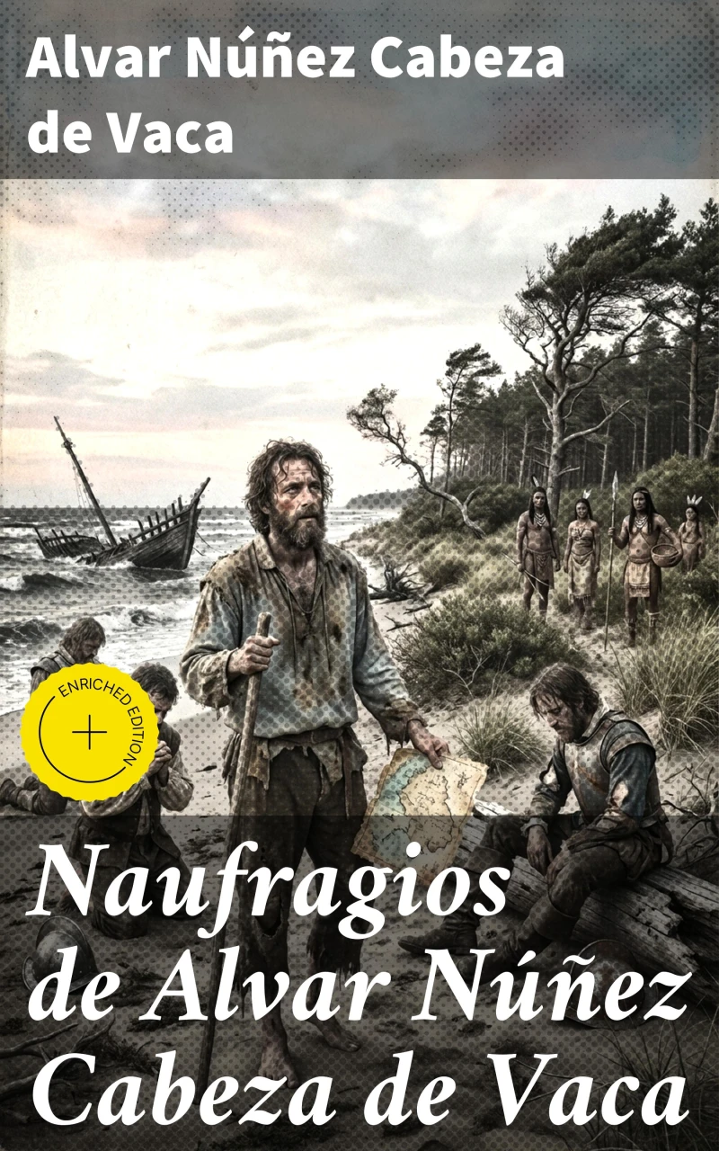 Portada: Naufragios de Alvar Núñez Cabeza de Vaca