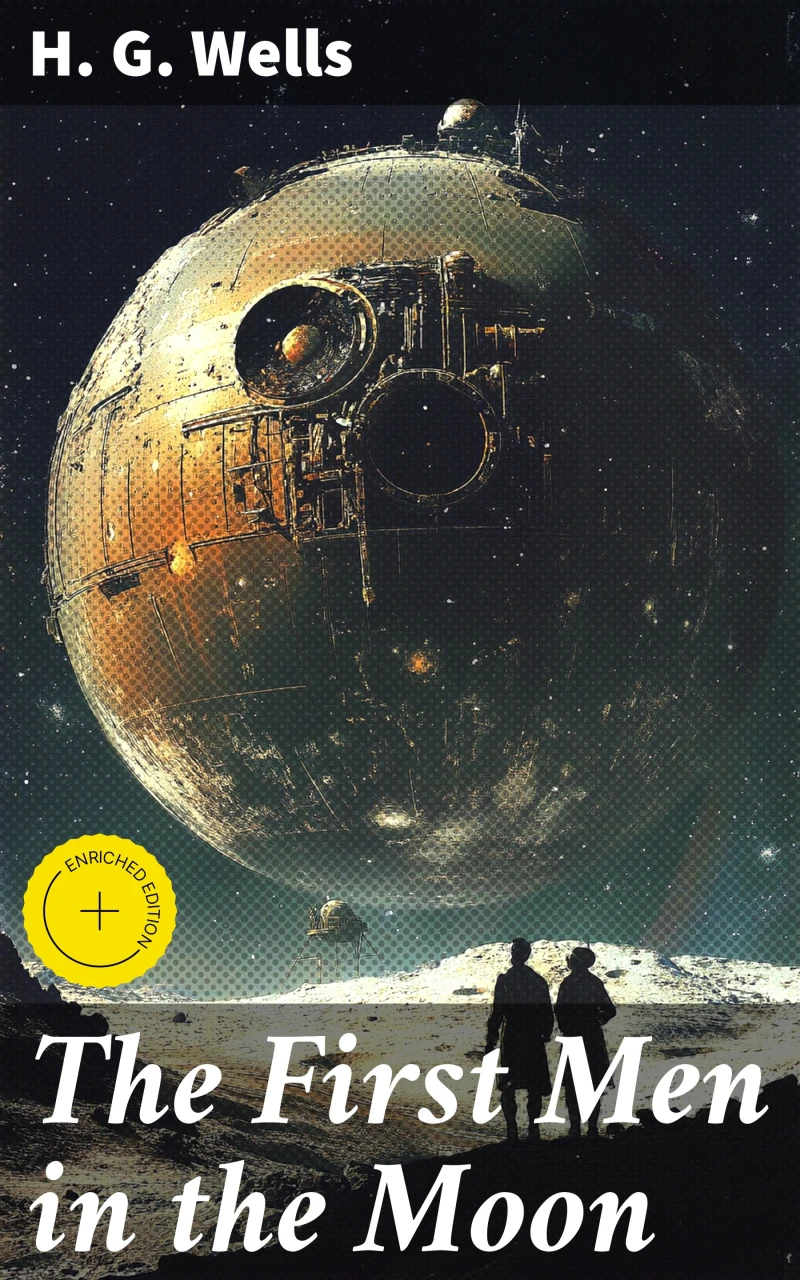 Portada: The First Men in the Moon