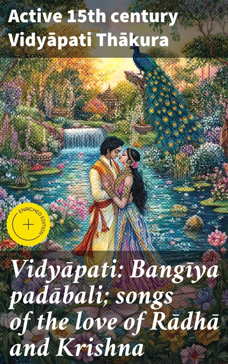 Portada: Vidyāpati: Bangīya padābali; songs of the love of Rādhā and Krishna