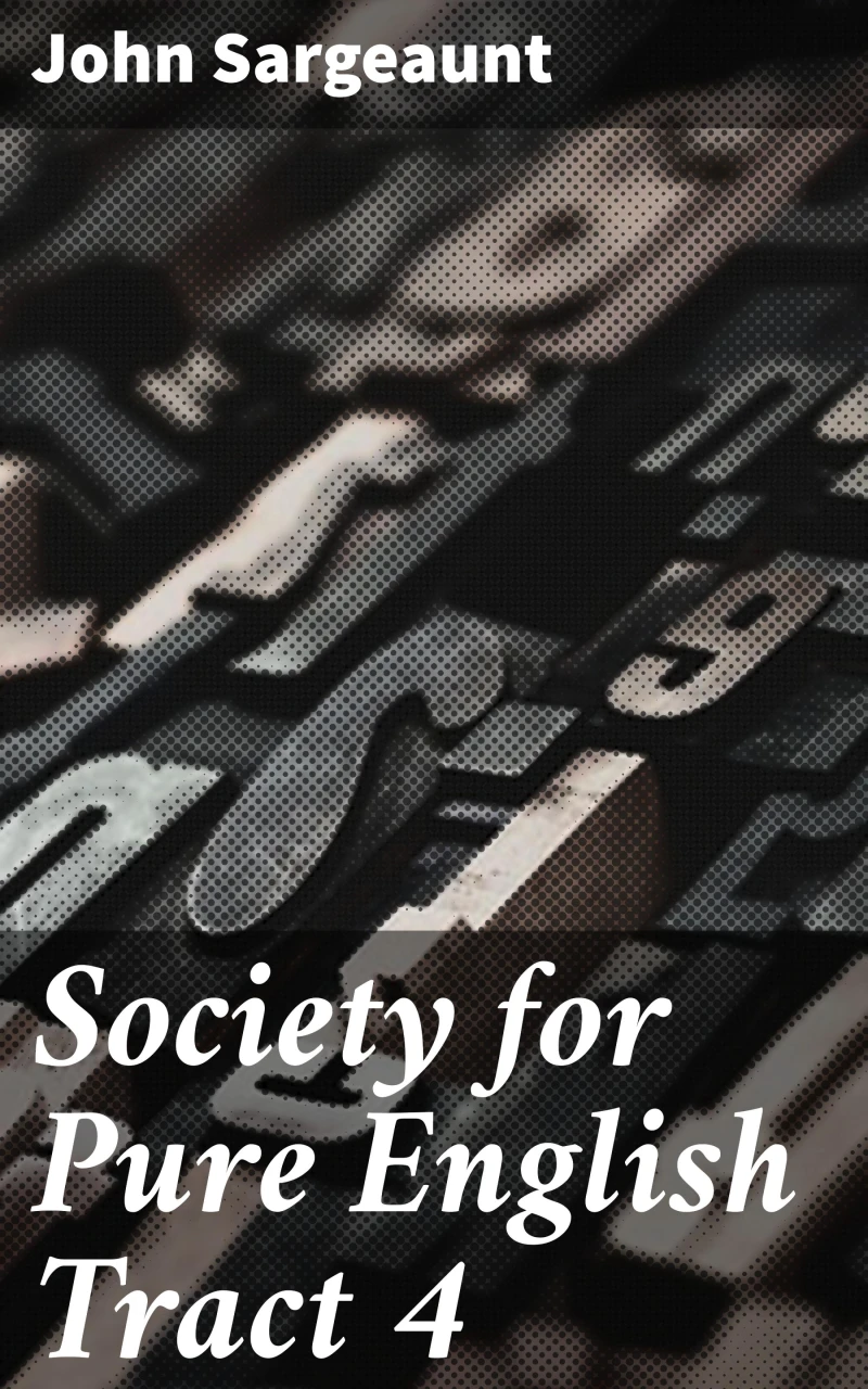 Portada: Society for Pure English Tract 4