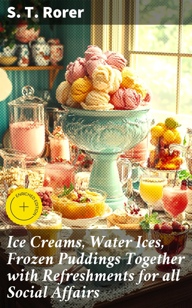 Portada: Ice Creams, Water Ices, Frozen Puddings Together with Refreshments for all Social Affairs