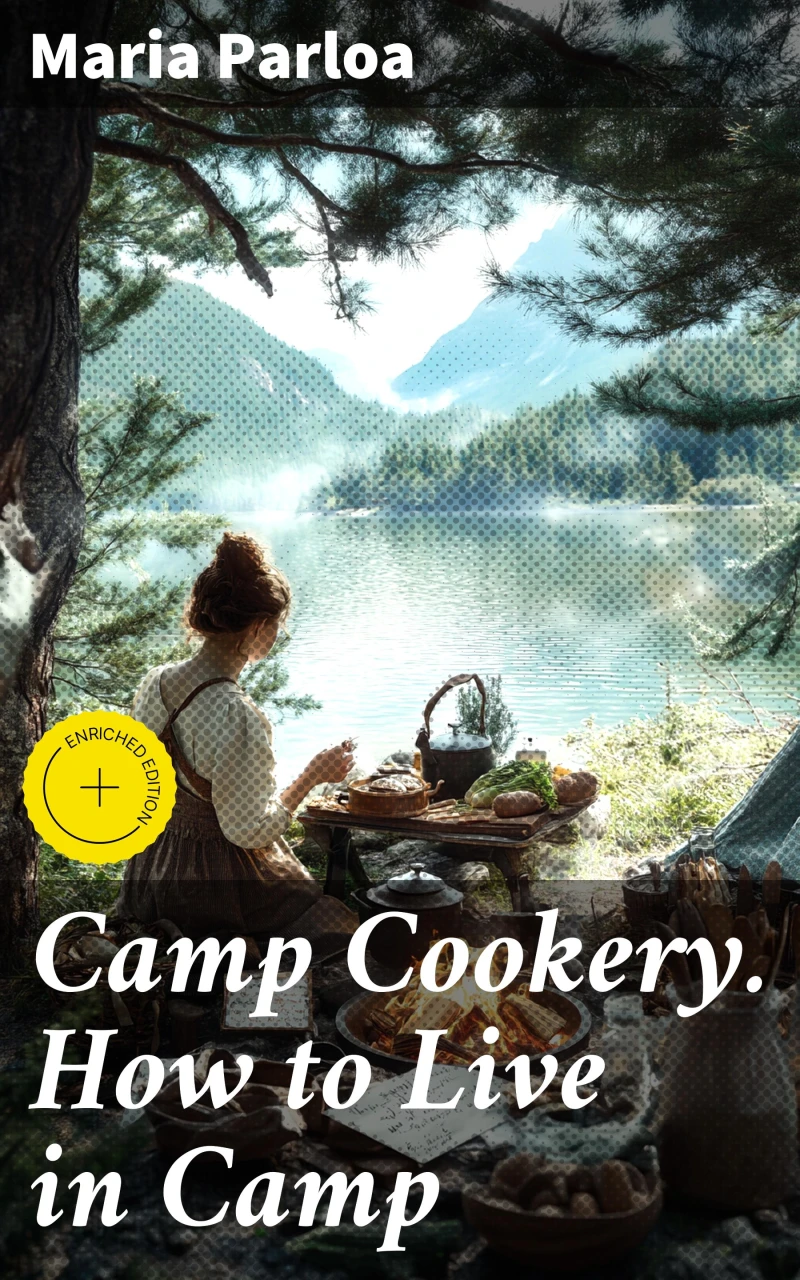 Portada: Camp Cookery. How to Live in Camp