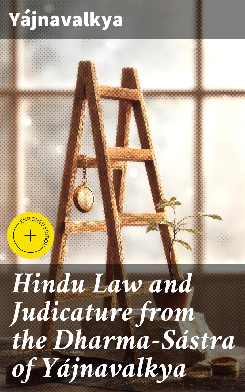 Portada: Hindu Law and Judicature from the Dharma-Sástra of Yájnavalkya