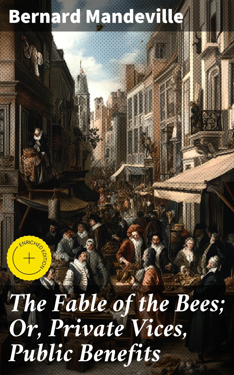 Portada: The Fable of the Bees; Or, Private Vices, Public Benefits