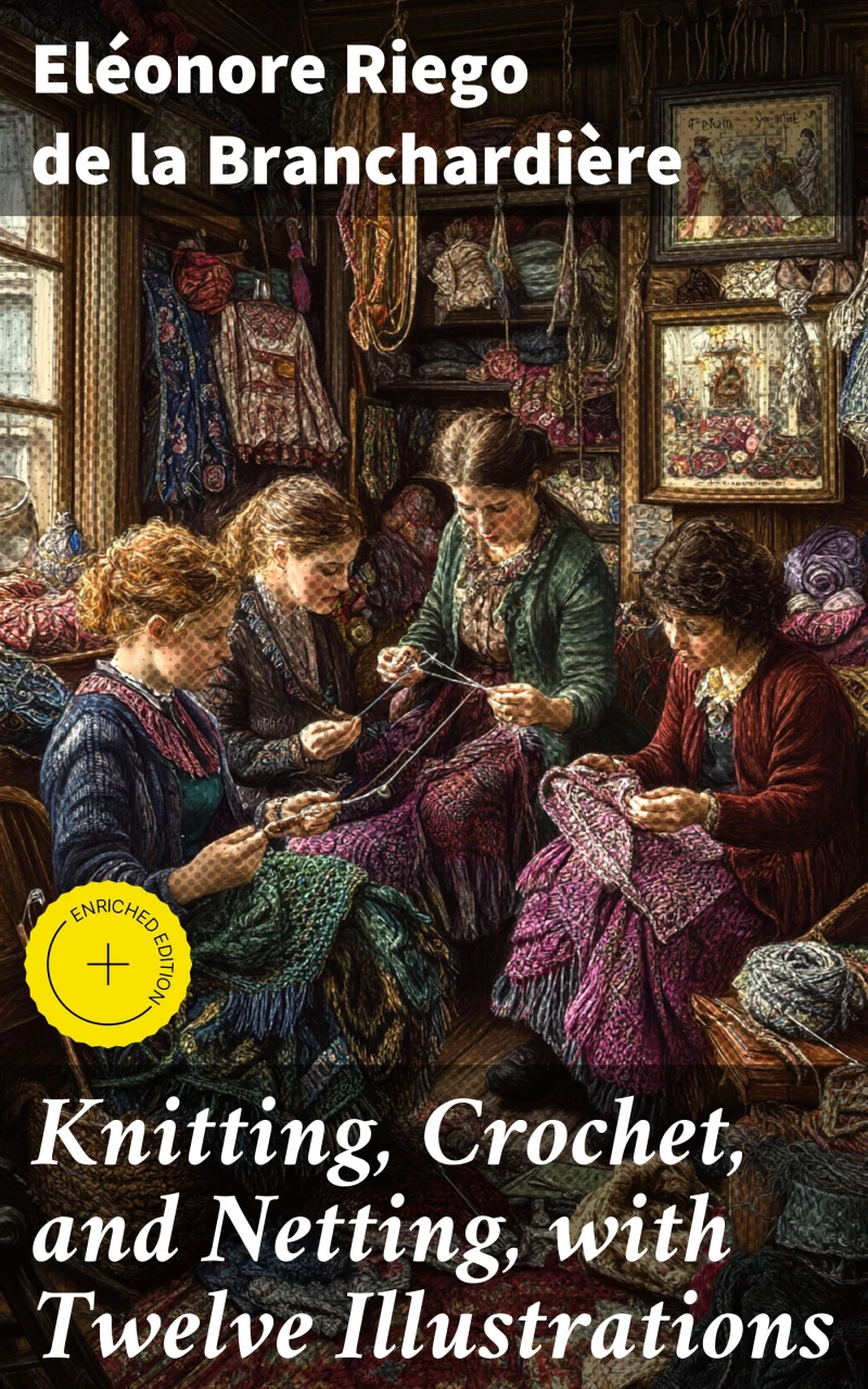 Portada: Knitting, Crochet, and Netting, with Twelve Illustrations