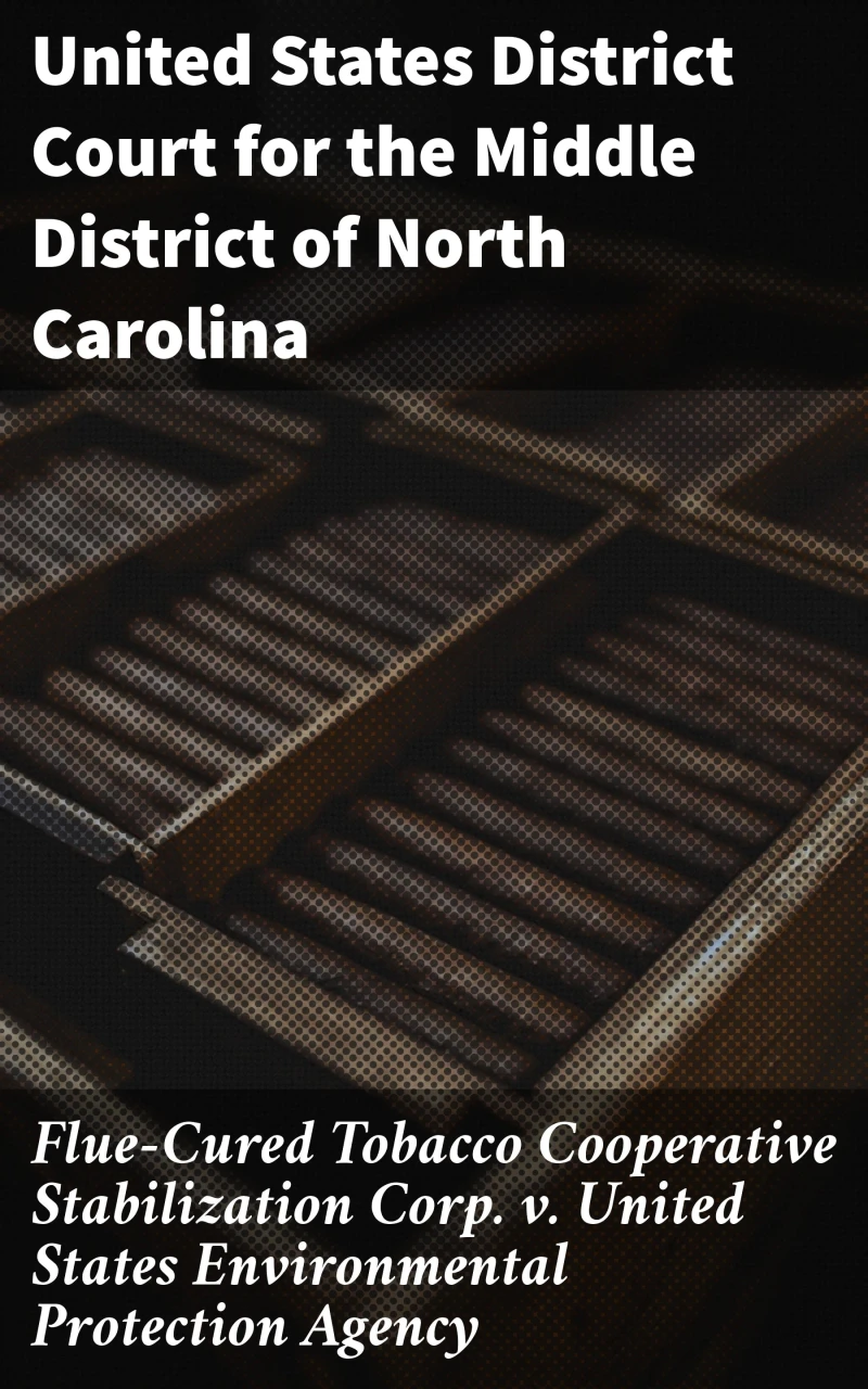 Portada: Flue-Cured Tobacco Cooperative Stabilization Corp. v. United States Environmental Protection Agency
