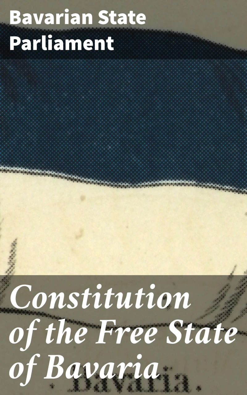 Portada: Constitution of the Free State of Bavaria