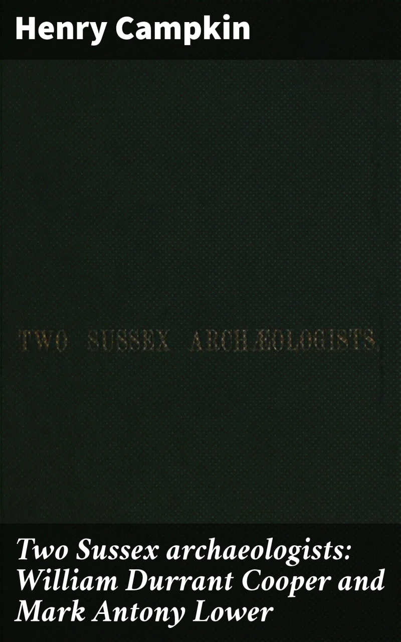 Portada: Two Sussex archaeologists: William Durrant Cooper and Mark Antony Lower