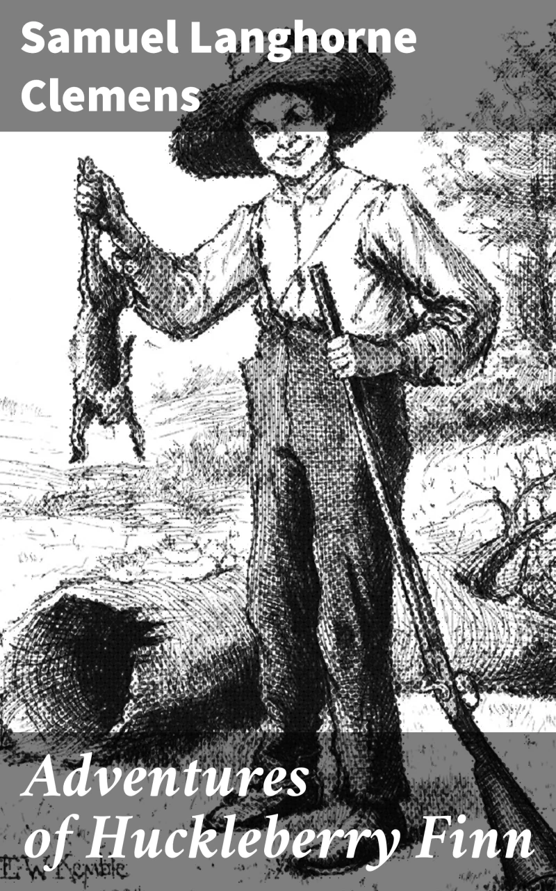 Portada: Adventures of Huckleberry Finn