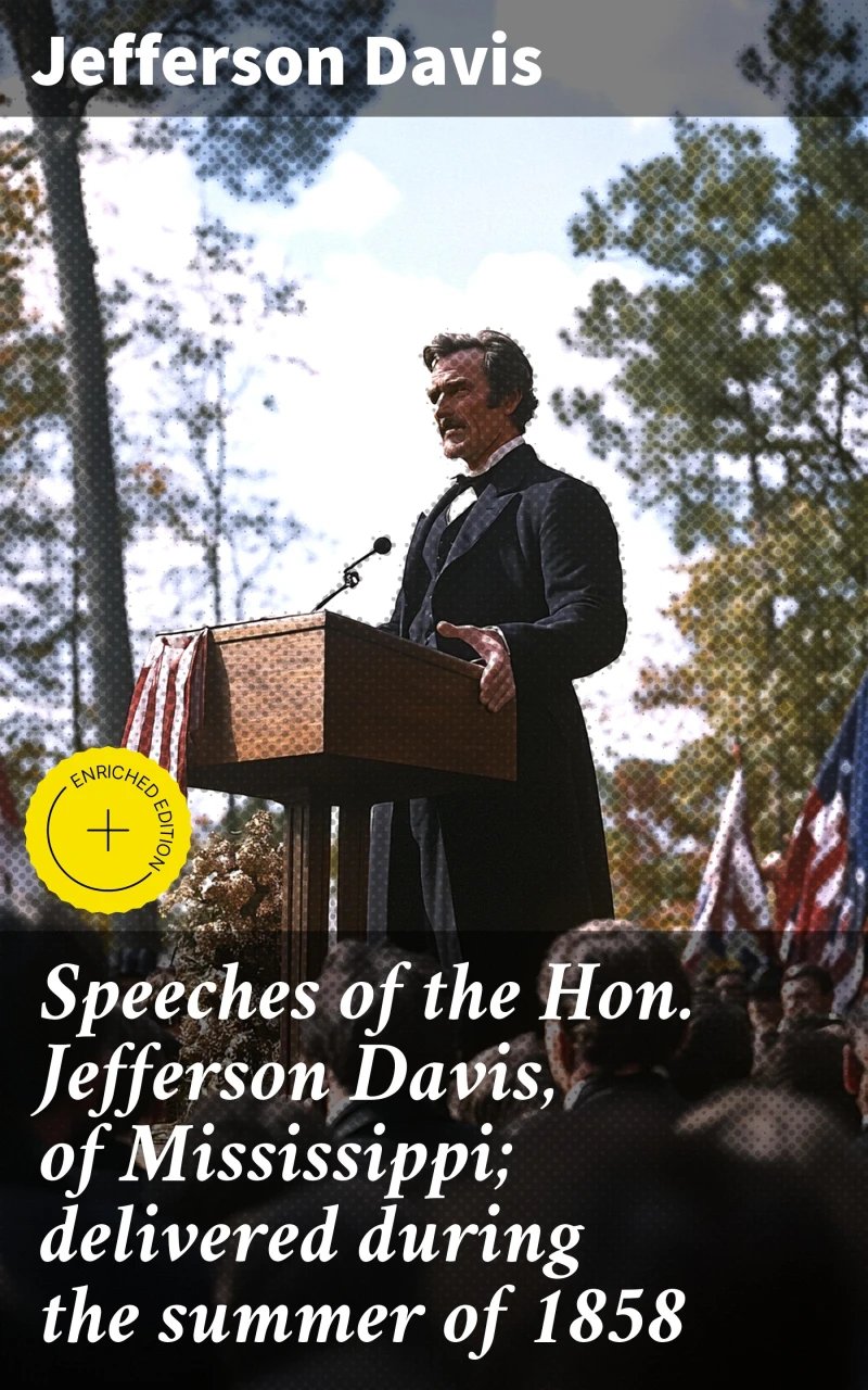 Portada: Speeches of the Hon. Jefferson Davis, of Mississippi; delivered during the summer of 1858