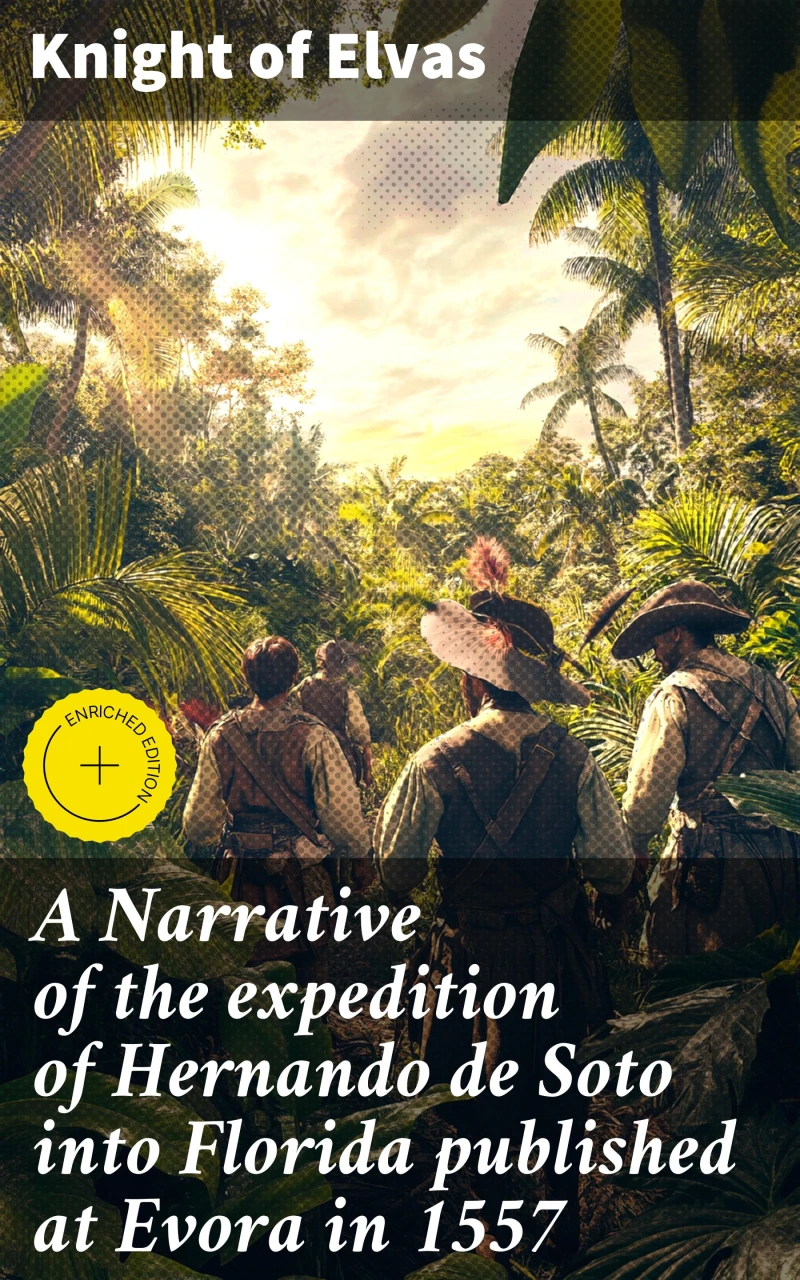 Portada: A Narrative of the expedition of Hernando de Soto into Florida published at Evora in 1557
