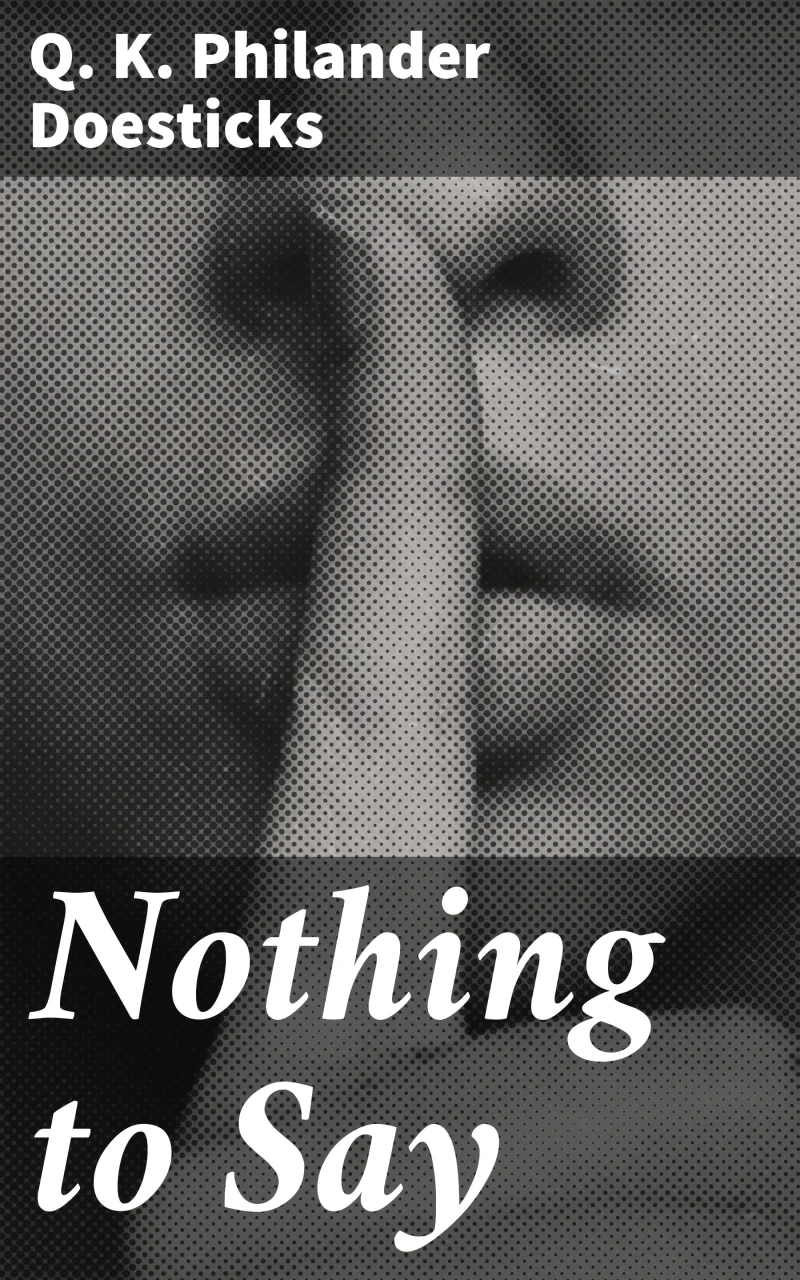 Portada: Nothing to Say