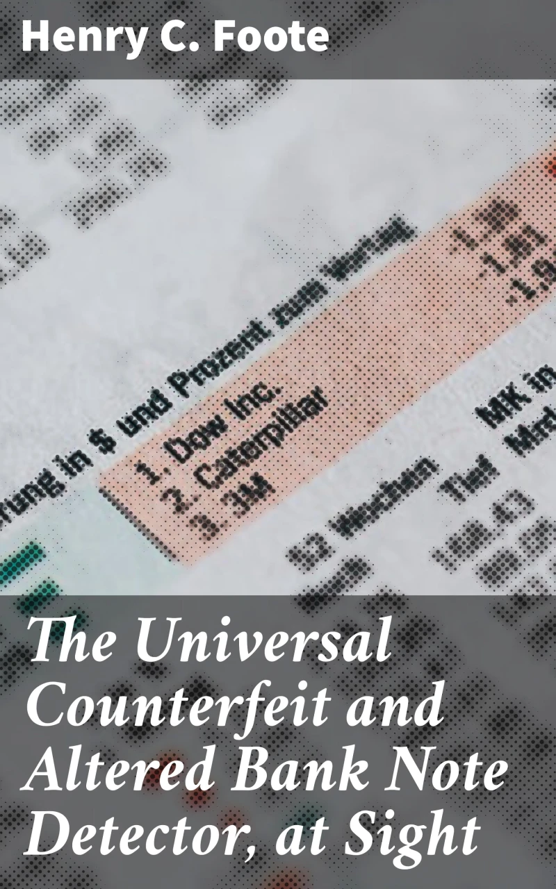 Portada: The Universal Counterfeit and Altered Bank Note Detector, at Sight