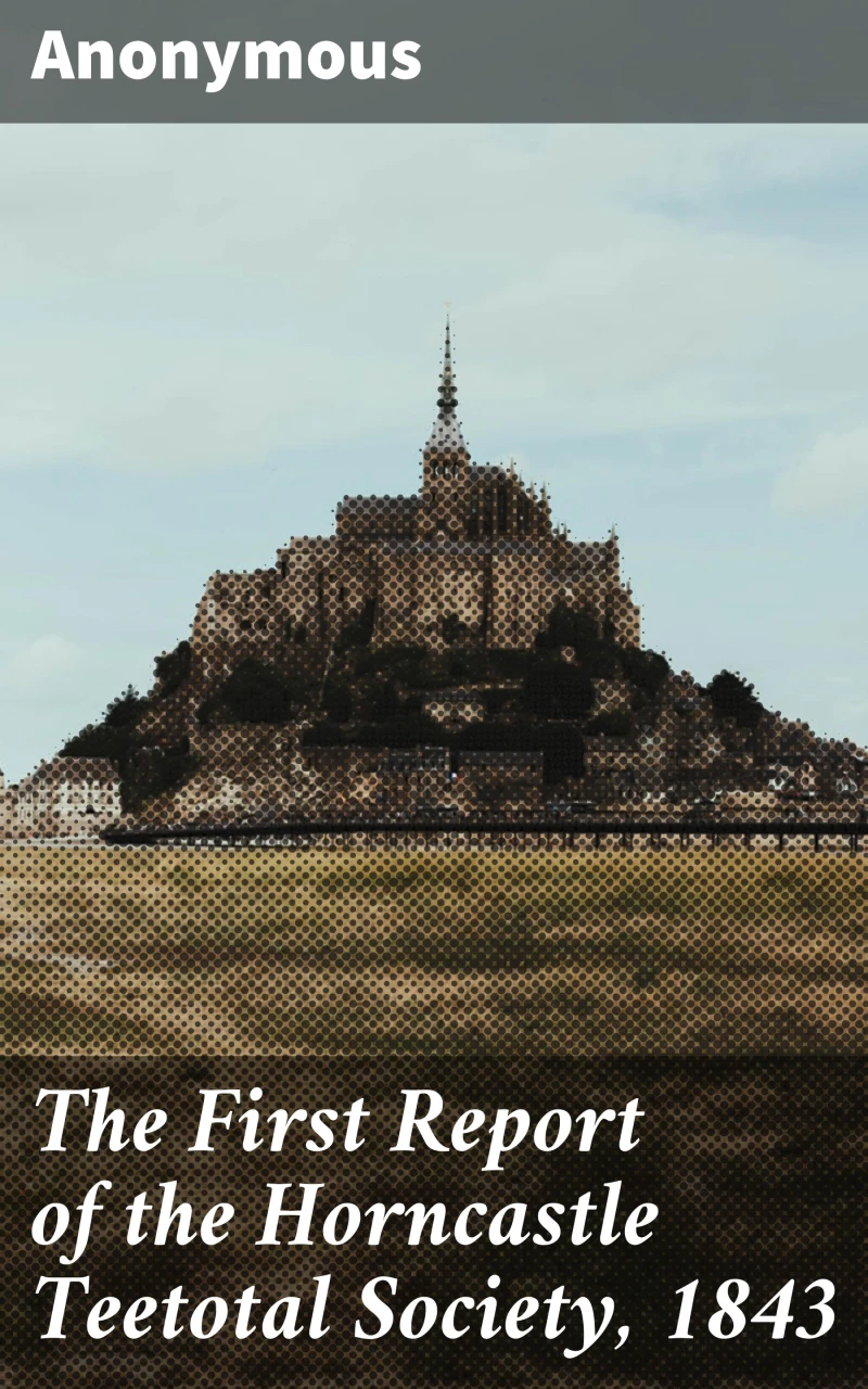 Portada: The First Report of the Horncastle Teetotal Society, 1843