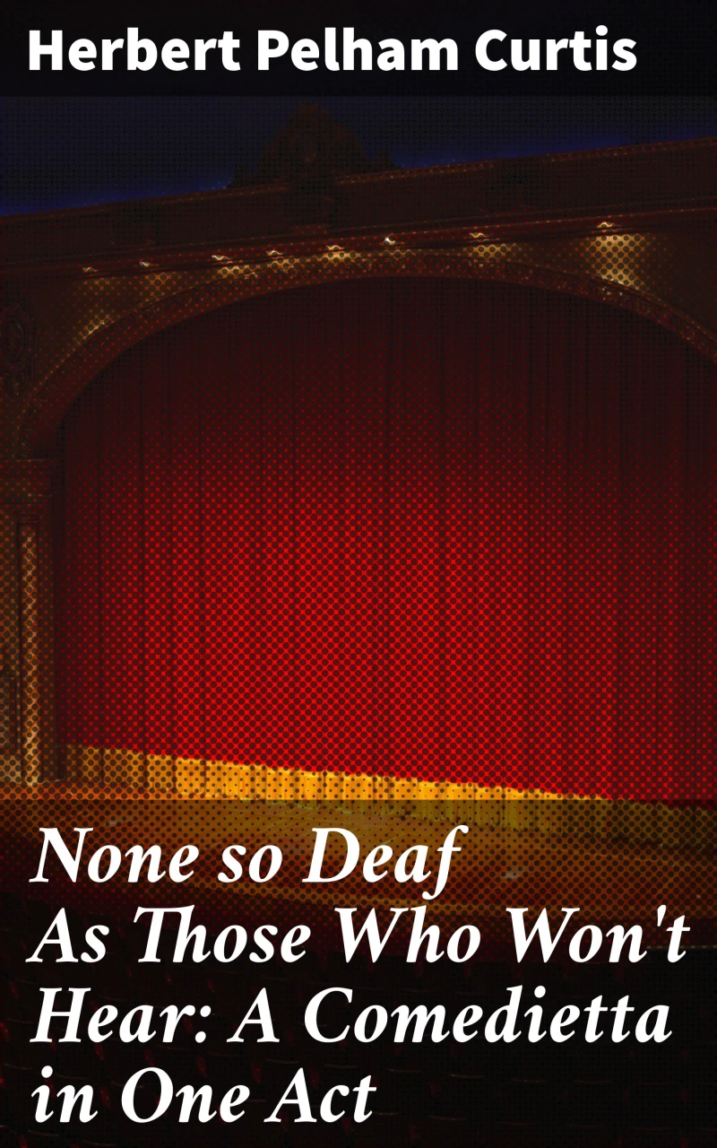 Portada: None so Deaf As Those Who Won't Hear: A Comedietta in One Act