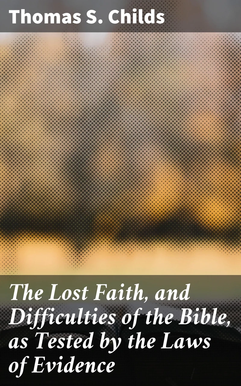 Portada: The Lost Faith, and Difficulties of the Bible, as Tested by the Laws of Evidence