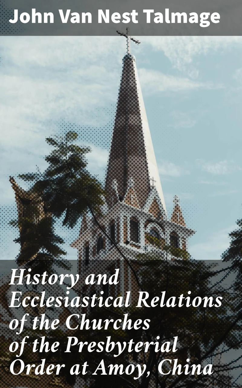 Portada: History and Ecclesiastical Relations of the Churches of the Presbyterial Order at Amoy, China