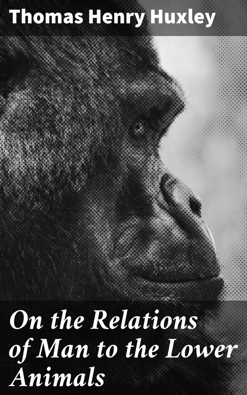 Portada: On the Relations of Man to the Lower Animals