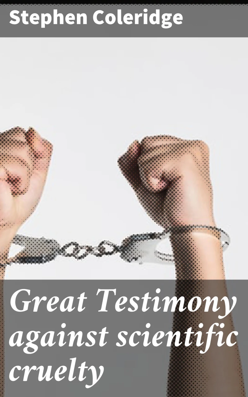 Portada: Great Testimony against scientific cruelty
