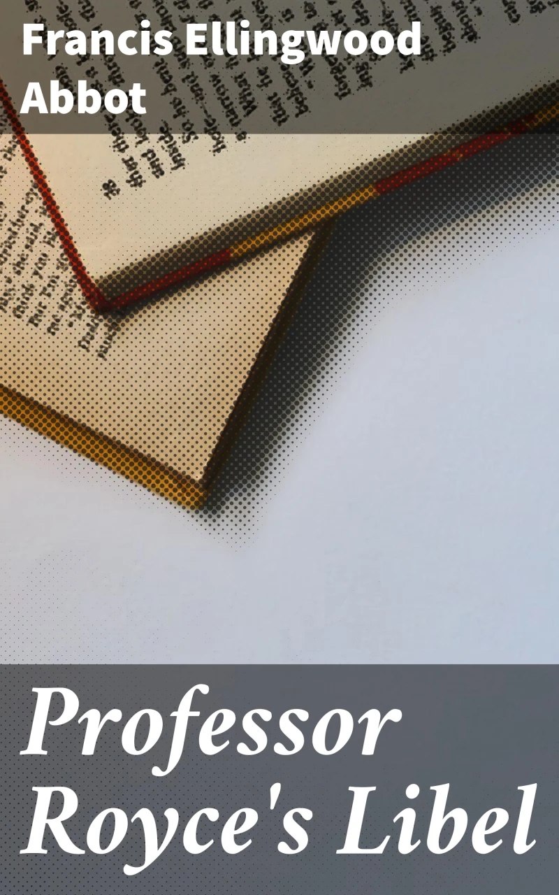 Portada: Professor Royce's Libel