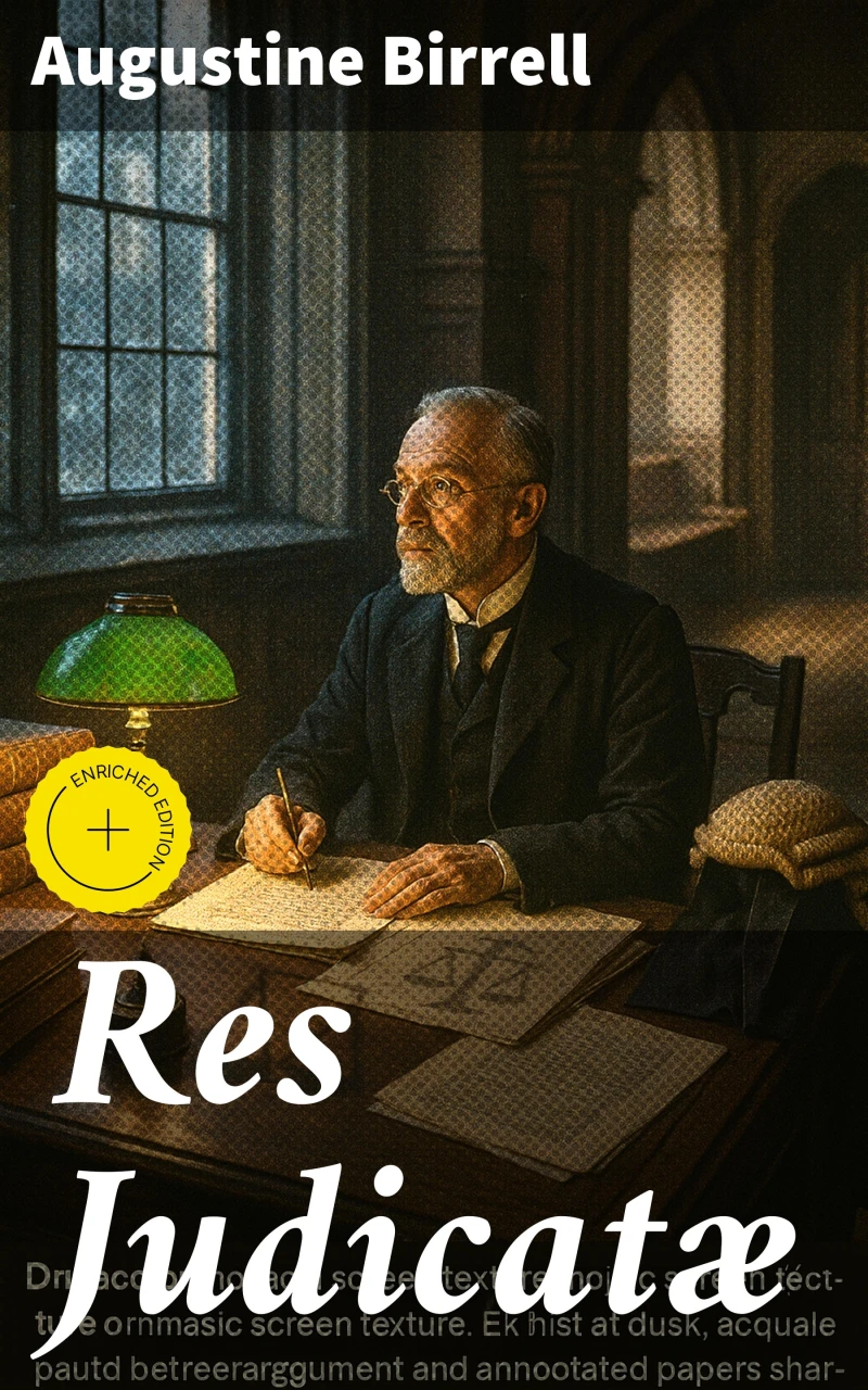 Portada: Res Judicatæ