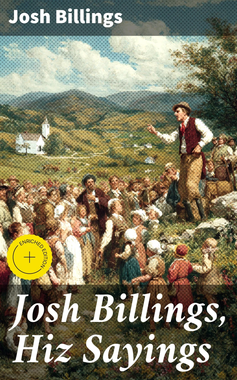 Portada: Josh Billings, Hiz Sayings