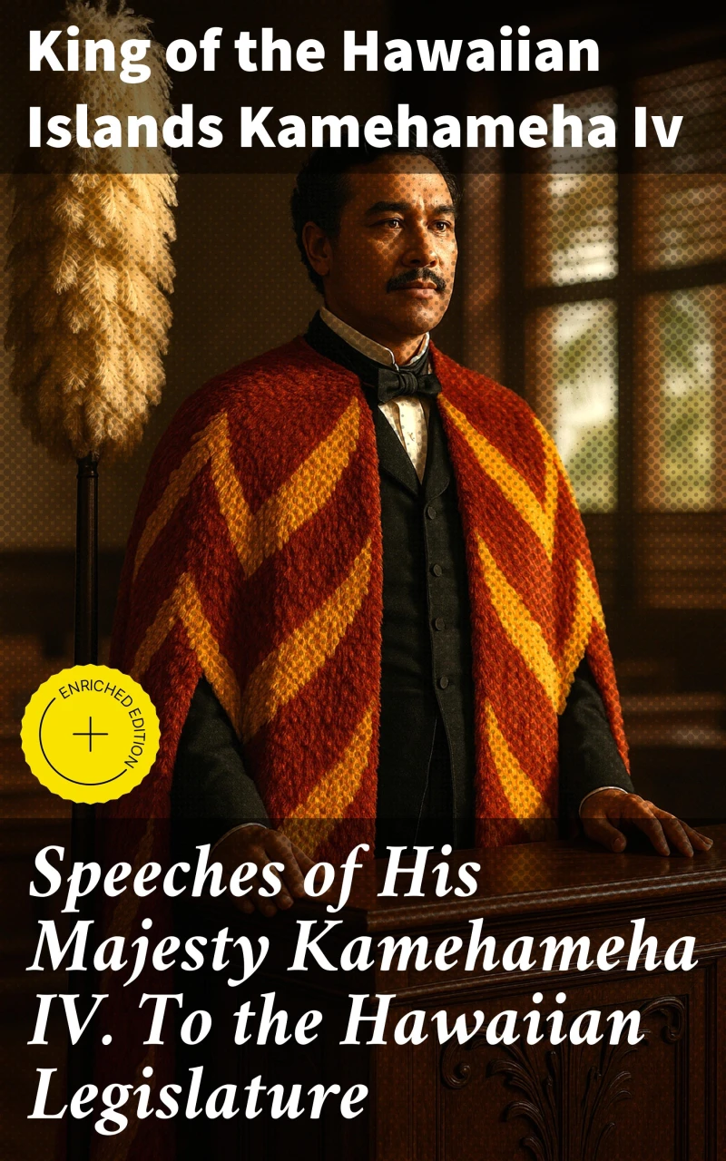 Portada: Speeches of His Majesty Kamehameha IV. To the Hawaiian Legislature