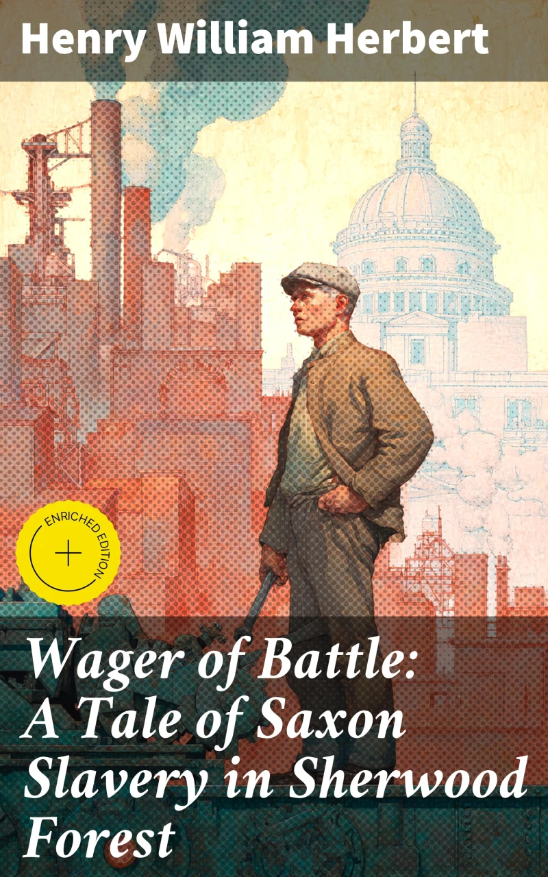 Portada: Wager of Battle: A Tale of Saxon Slavery in Sherwood Forest