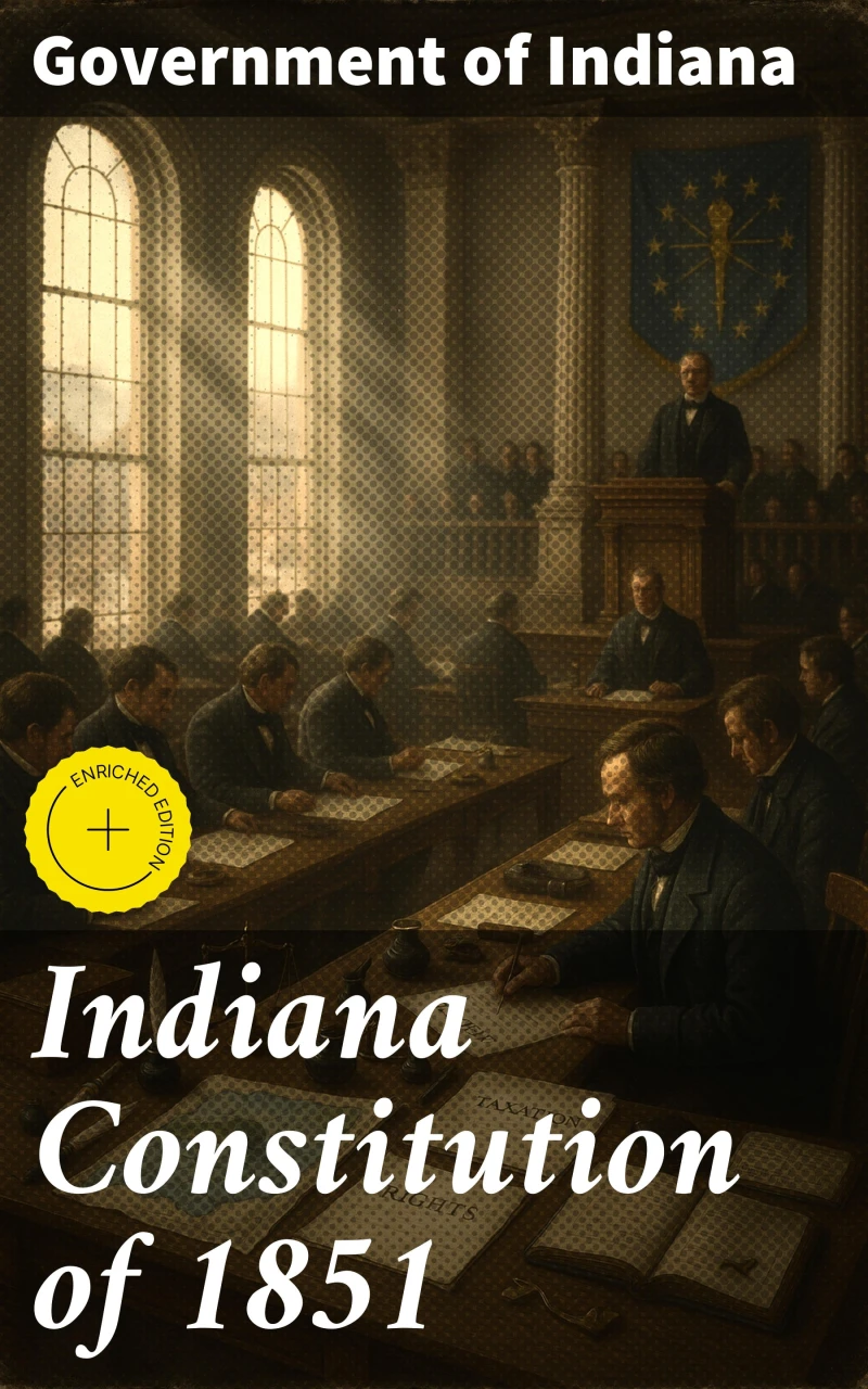 Portada: Indiana Constitution of 1851