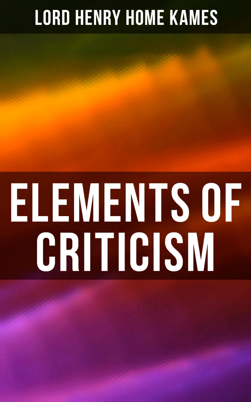 Portada: Elements of Criticism