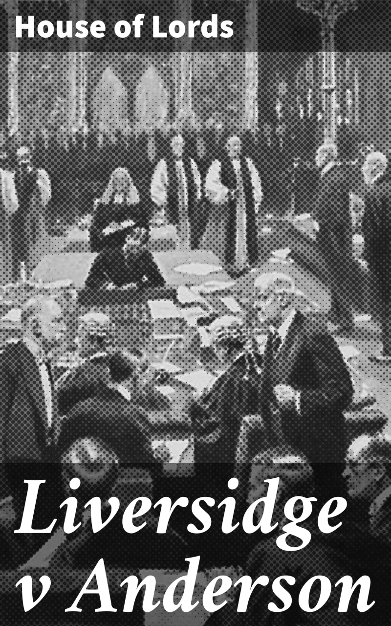 Portada: Liversidge v Anderson