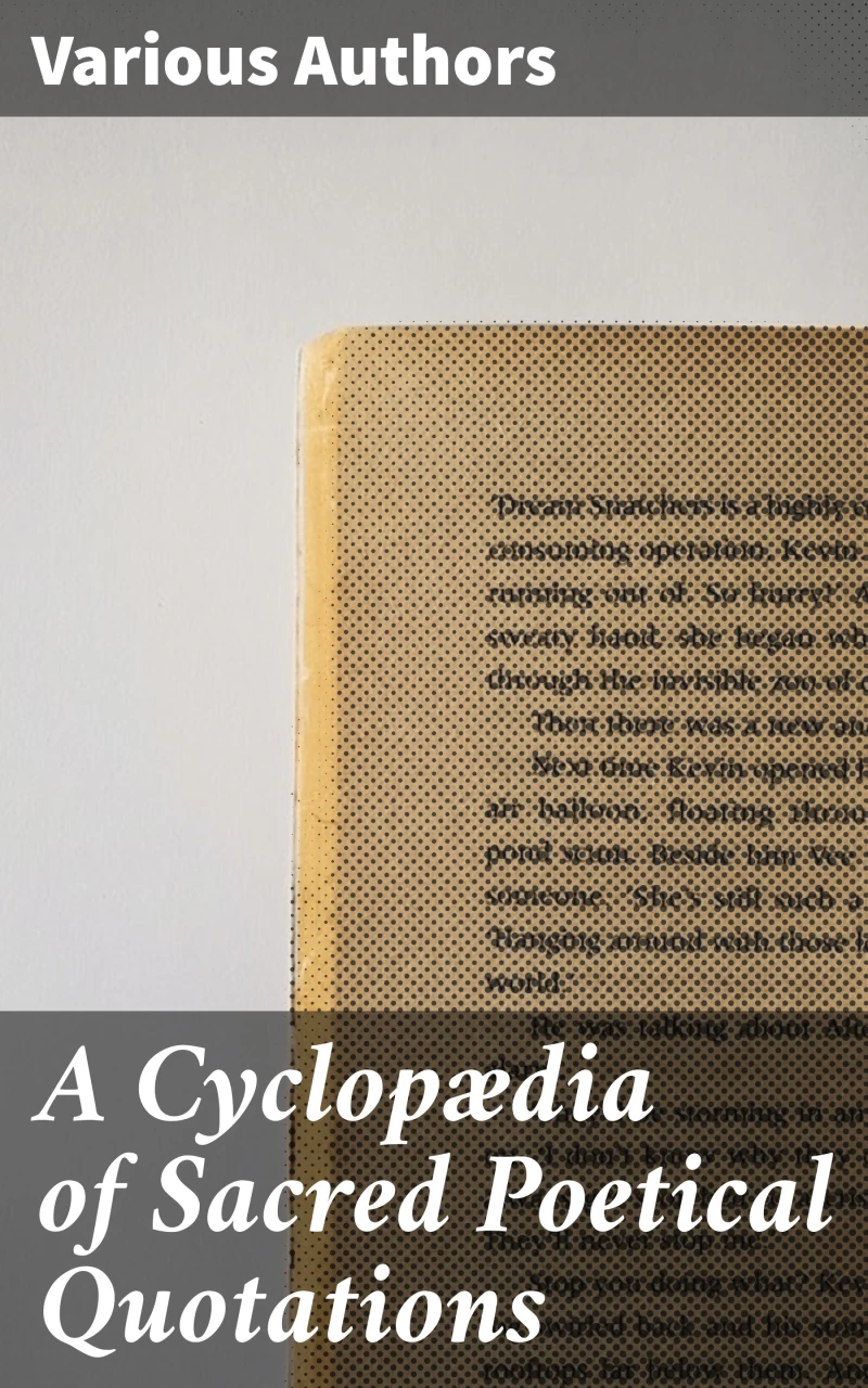 Portada: A Cyclopædia of Sacred Poetical Quotations