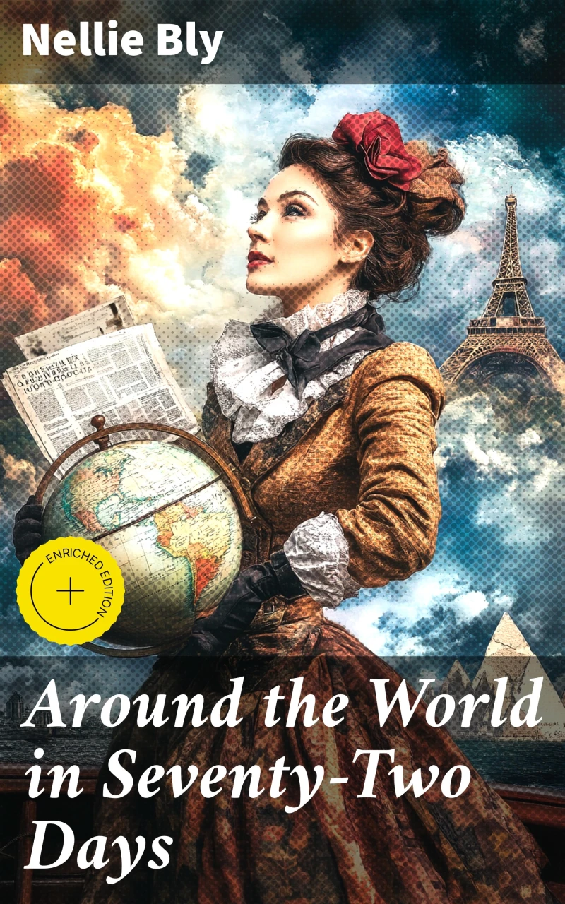 Portada: Around the World in Seventy-Two Days