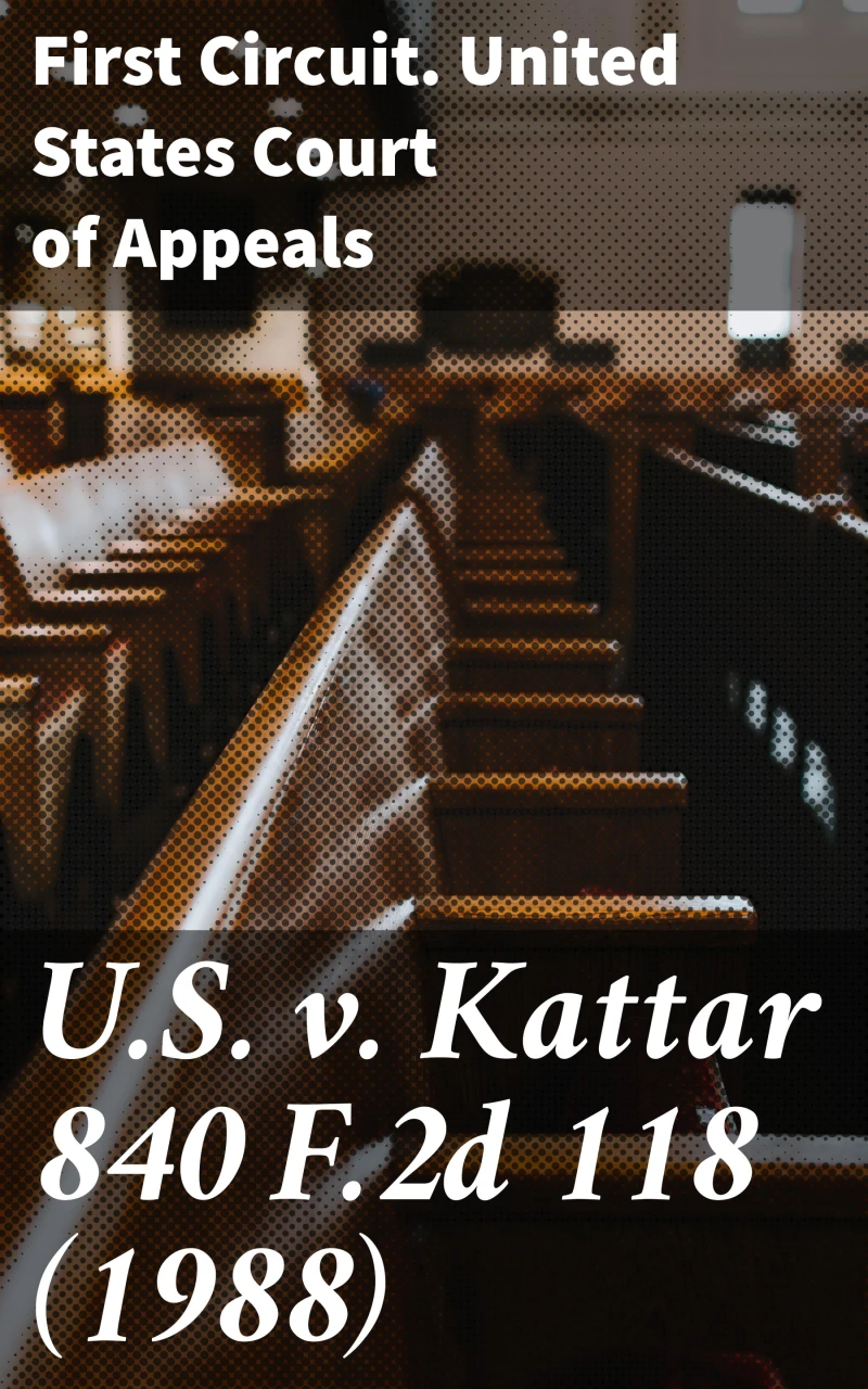 Portada: U.S. v. Kattar 840 F.2d 118 (1988)