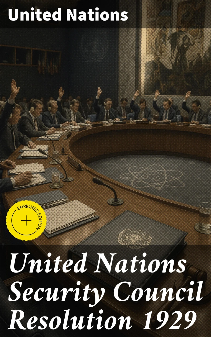 Portada: United Nations Security Council Resolution 1929
