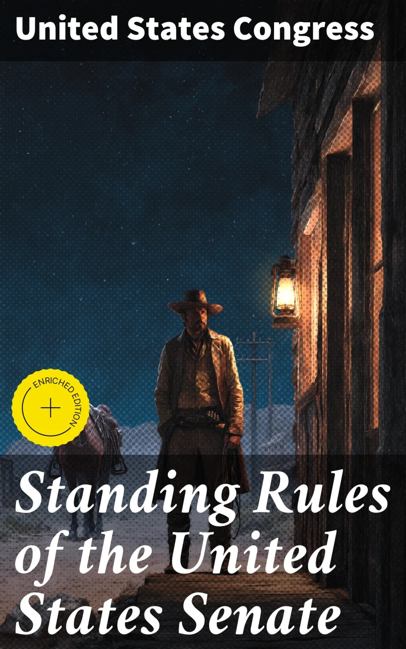 Portada: Standing Rules of the United States Senate
