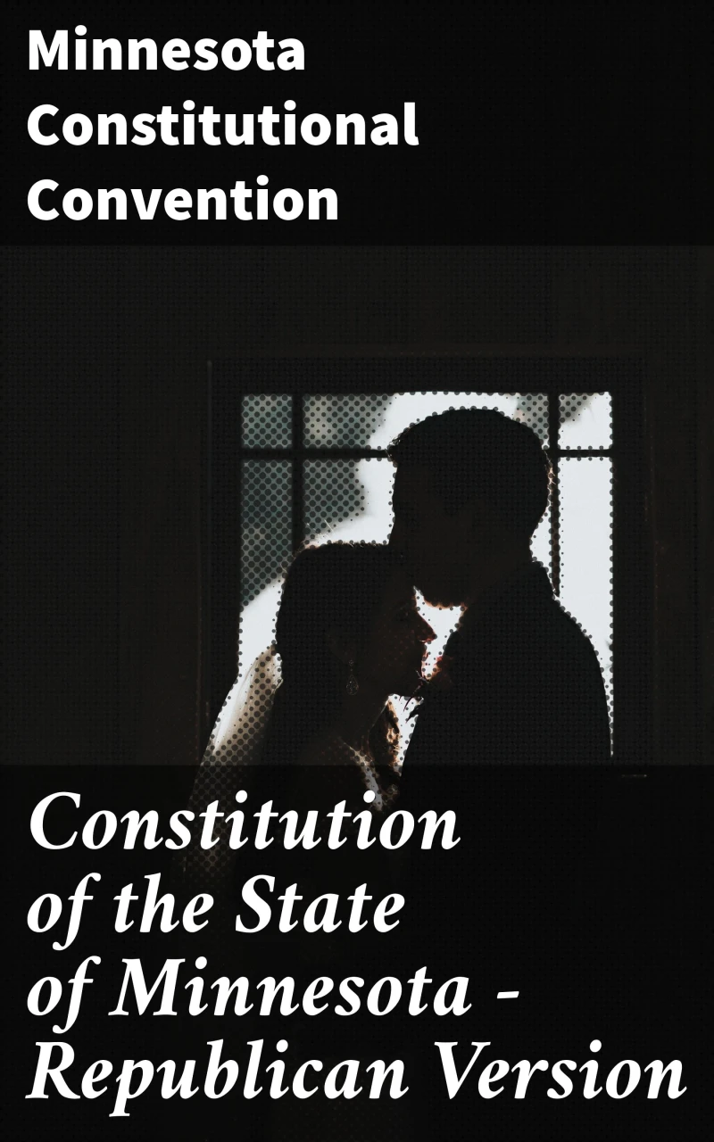 Portada: Constitution of the State of Minnesota — Republican Version