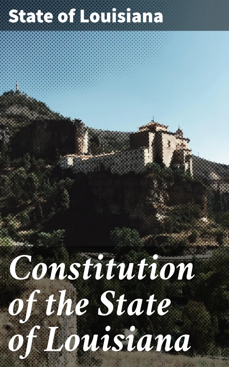 Portada: Constitution of the State of Louisiana
