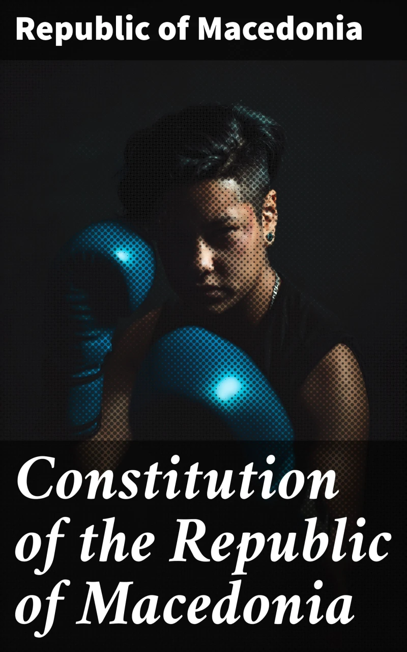 Portada: Constitution of the Republic of Macedonia