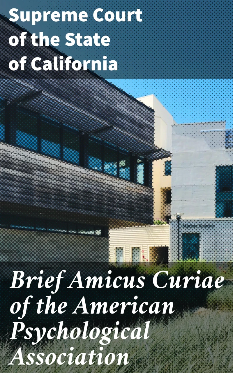 Portada: Brief Amicus Curiae of the American Psychological Association