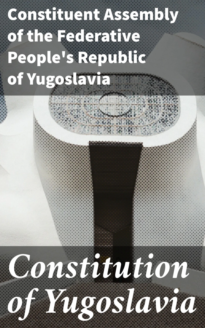 Portada: Constitution of Yugoslavia