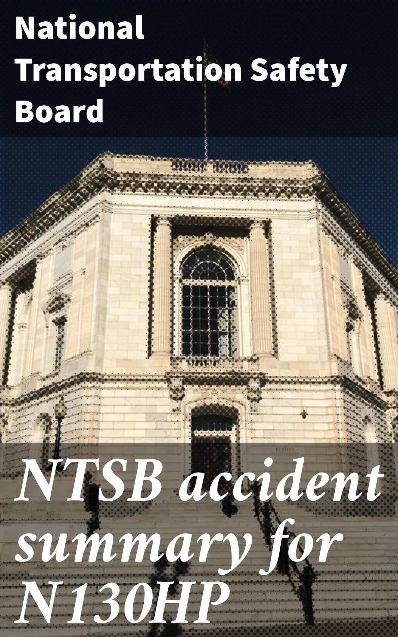 Portada: NTSB accident summary for N130HP